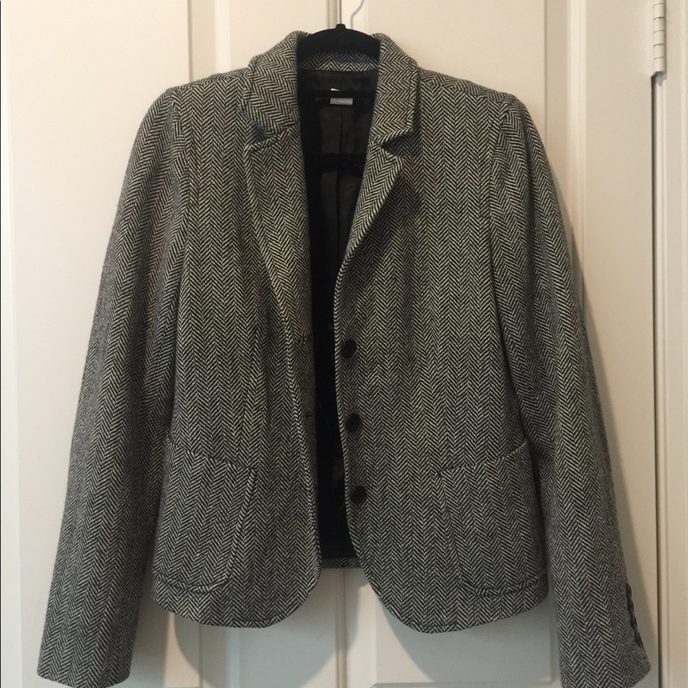 J. Crew Herringbone blazer